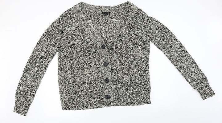 H&M  Womens Grey   Cardigan Jumper Size M
