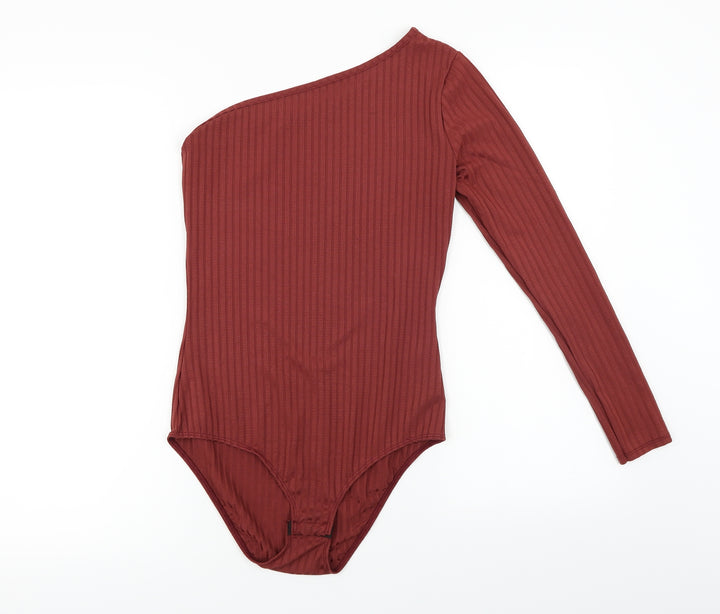 Dorothy Perkins Womens Red Bodysuit One-Piece Size 8