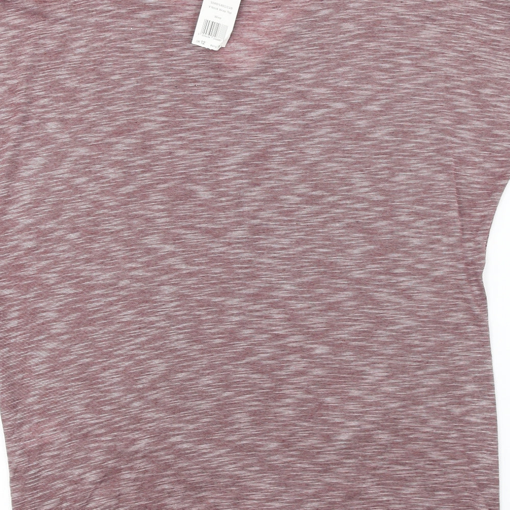 Select  Womens Red   Basic T-Shirt Size 12