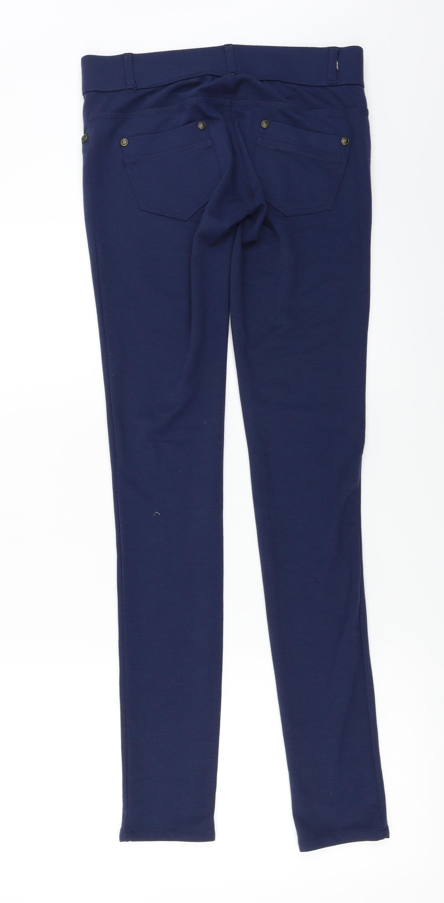 BYOU  Womens Blue   Trousers  Size 12 L28 in