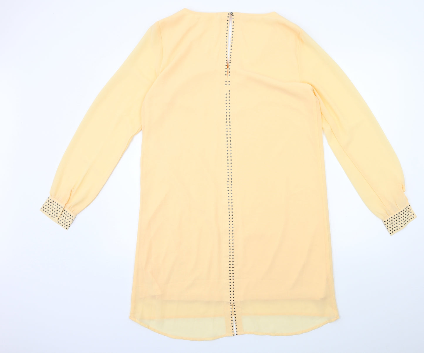 VILLA Womens Beige  Rayon Shift  Size L