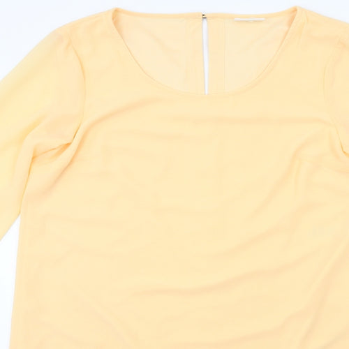 VILLA Womens Beige  Rayon Shift  Size L
