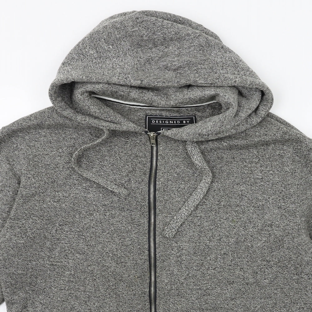F&F Mens Grey   Full Zip Hoodie Size M
