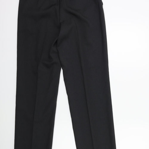 Preworn Mens Green Striped  Dress Pants Trousers Size 32 in L33 in