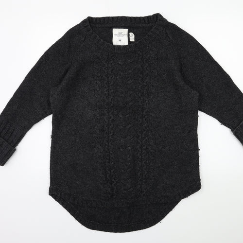 H&M Womens Green  Knit Pullover Jumper Size M