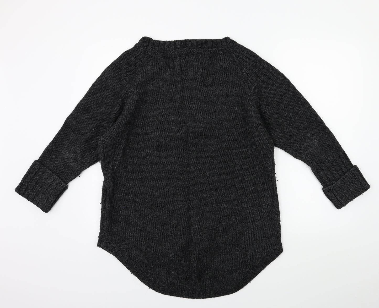 H&M Womens Green  Knit Pullover Jumper Size M