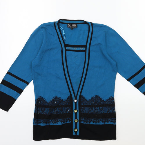 casamia Womens Blue   Cardigan Jumper Size S