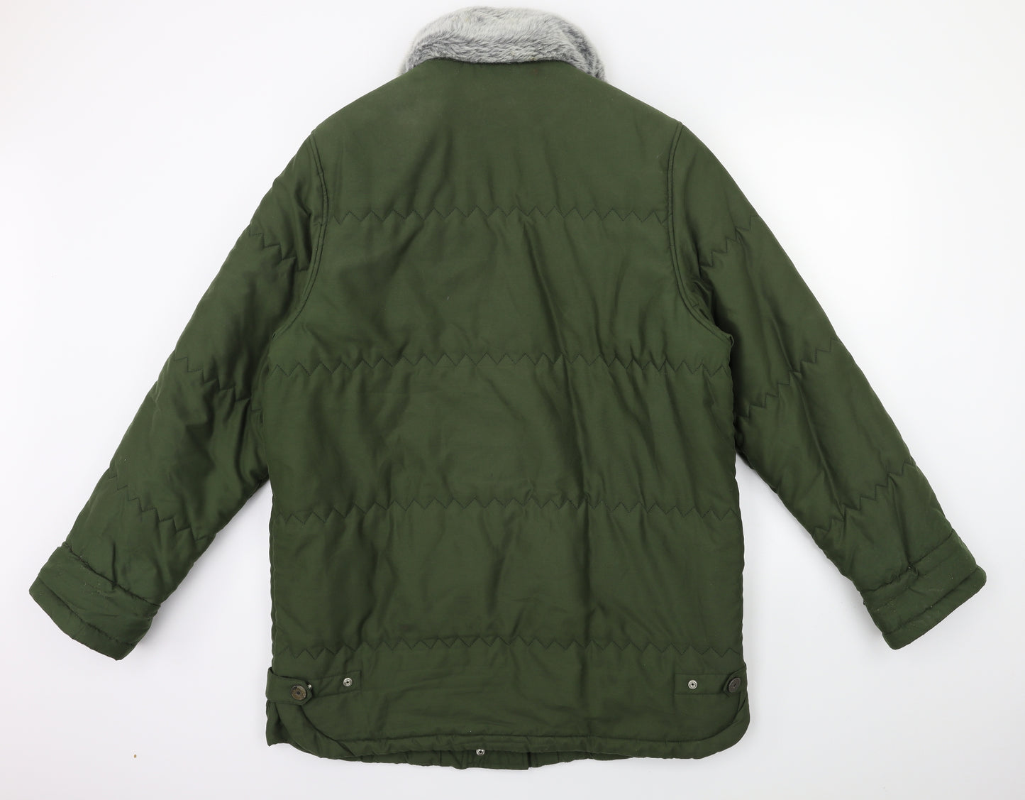 Damo Womens Green   Overcoat Coat Size 12