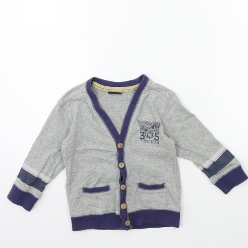 NEXT Baby Grey   Cardigan Jumper Size 12-18 Months