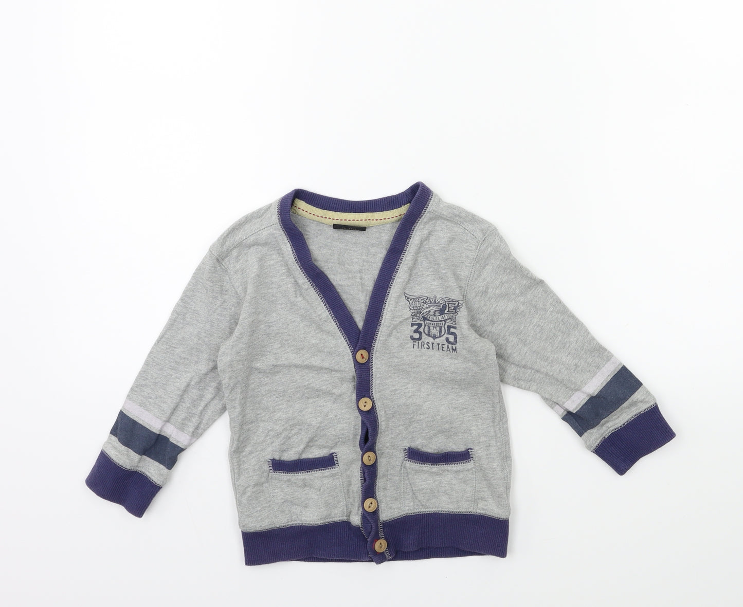 NEXT Baby Grey   Cardigan Jumper Size 12-18 Months