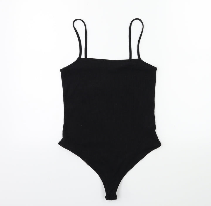 PRETTYLITTLETHING Womens Black   Basic Tank Size 10