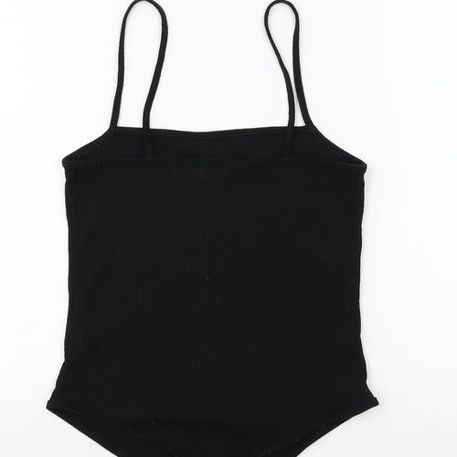 PRETTYLITTLETHING Womens Black   Basic Tank Size 10