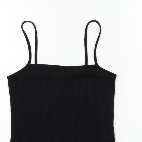 PRETTYLITTLETHING Womens Black   Basic Tank Size 10