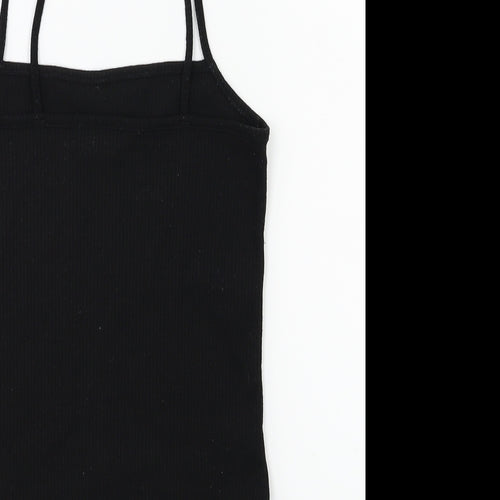 PRETTYLITTLETHING Womens Black   Basic Tank Size 10