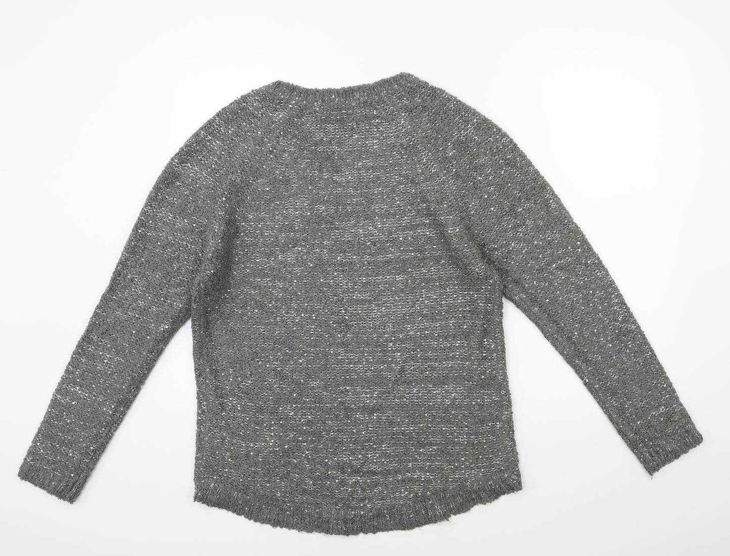 George Womens Grey  Knit Pullover Jumper Size 14