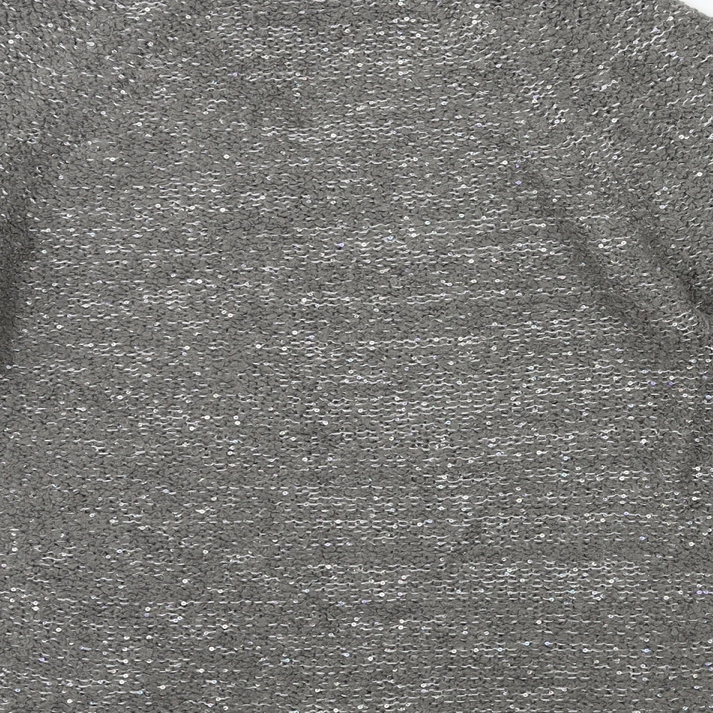 George Womens Grey  Knit Pullover Jumper Size 14
