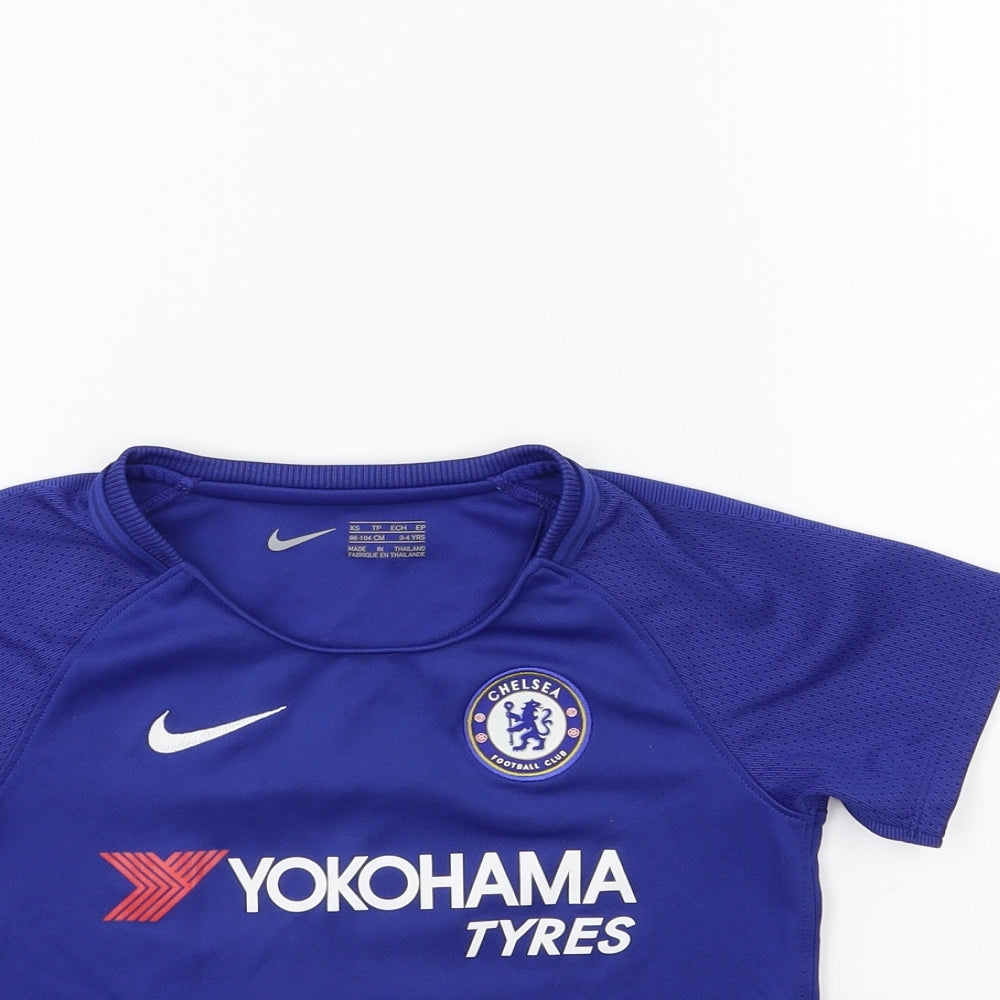Chelsea FC Boys Blue   Basic T-Shirt Size 3-4 Years  - Pedro