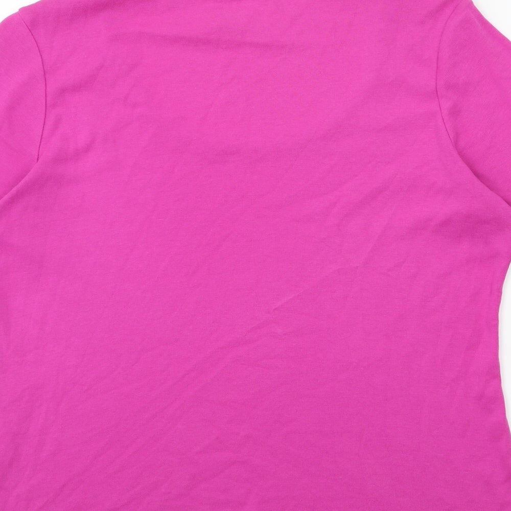 Marks and Spencer Womens Pink   Basic T-Shirt Size 20