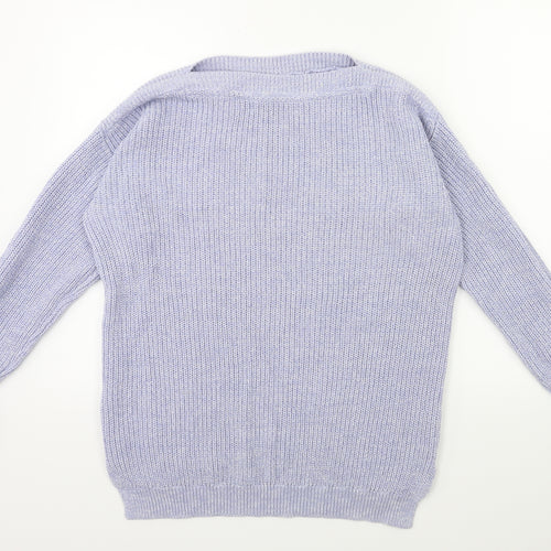 Marks and Spencer Womens Blue  Knit Pullover Jumper Size M