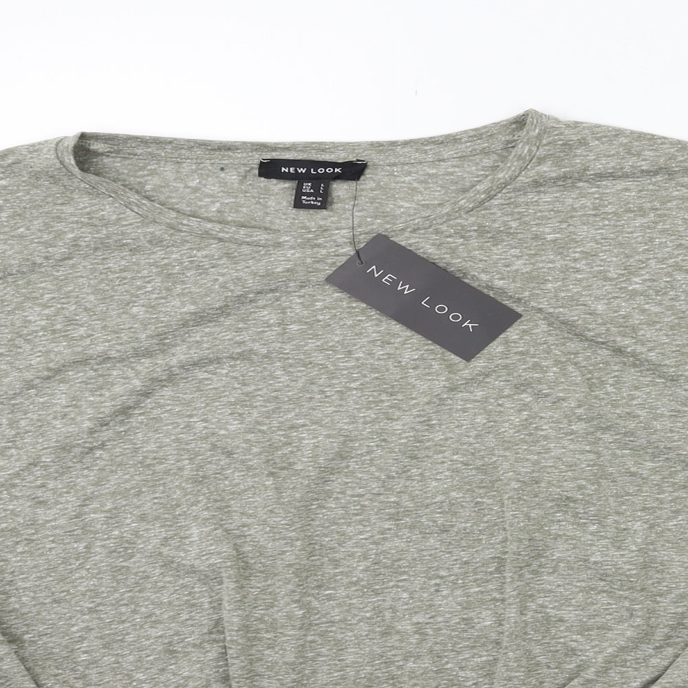 New Look Womens Green   Basic T-Shirt Size L