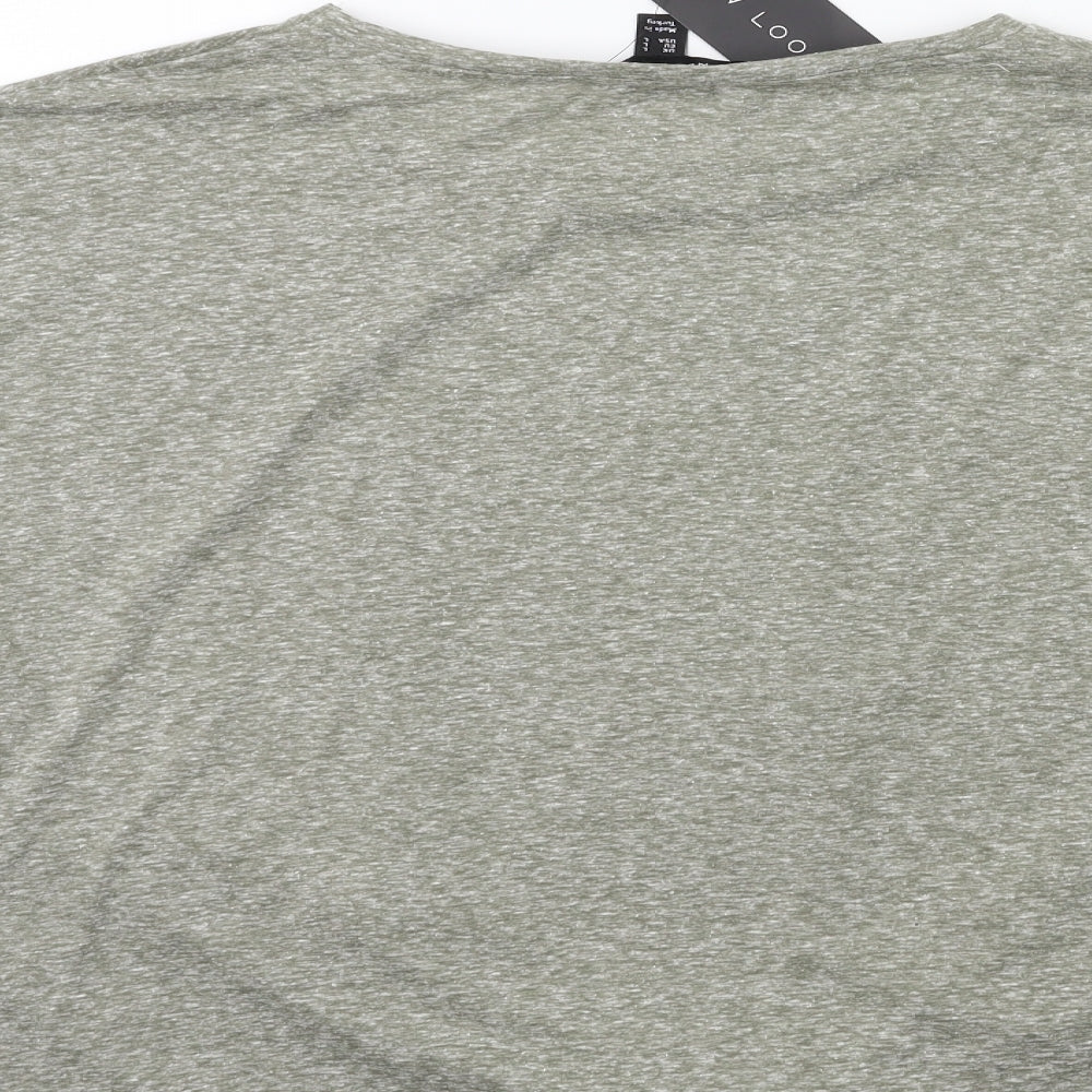 New Look Womens Green   Basic T-Shirt Size L