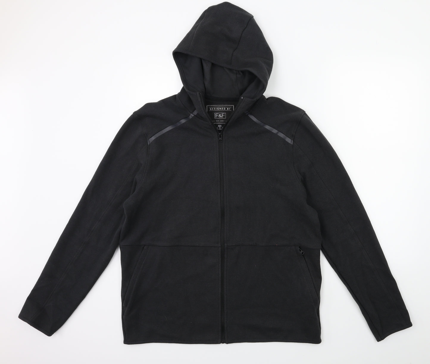 F&F Mens Grey   Full Zip Hoodie Size M
