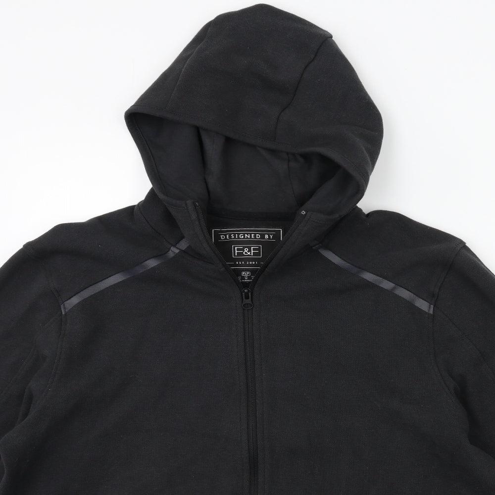 F&F Mens Grey   Full Zip Hoodie Size M
