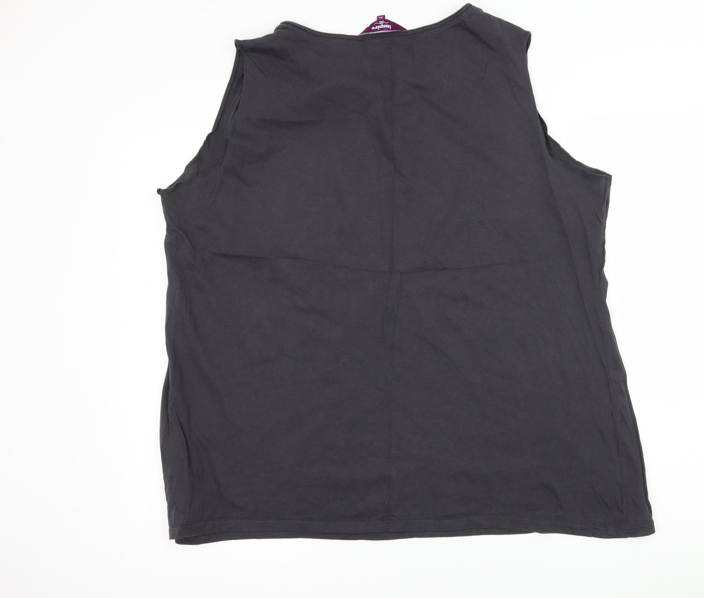 New Look Womens Grey  Jersey Basic T-Shirt Size 24  - Punk Girl