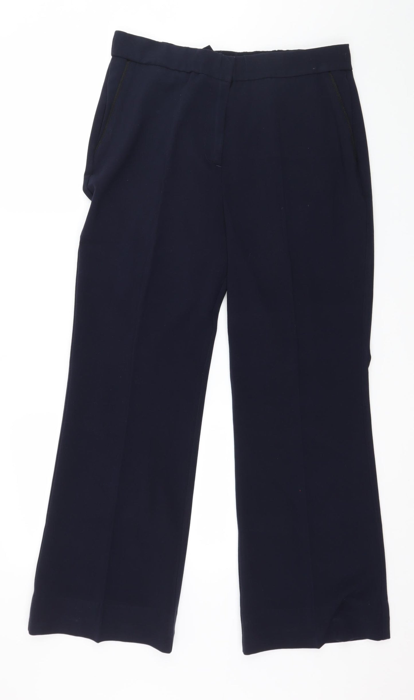 Magisculpt Womens Blue  Jersey Trousers  Size 14 L28 in