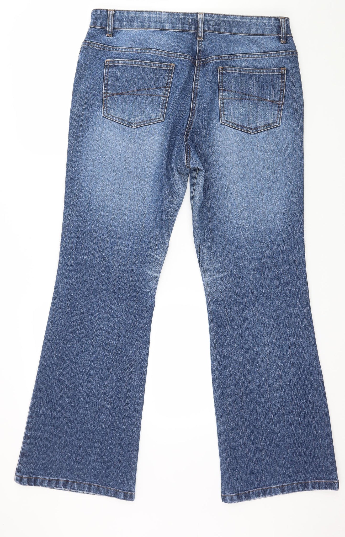 BHS Womens Blue  Denim Straight Jeans Size 16 L30 in