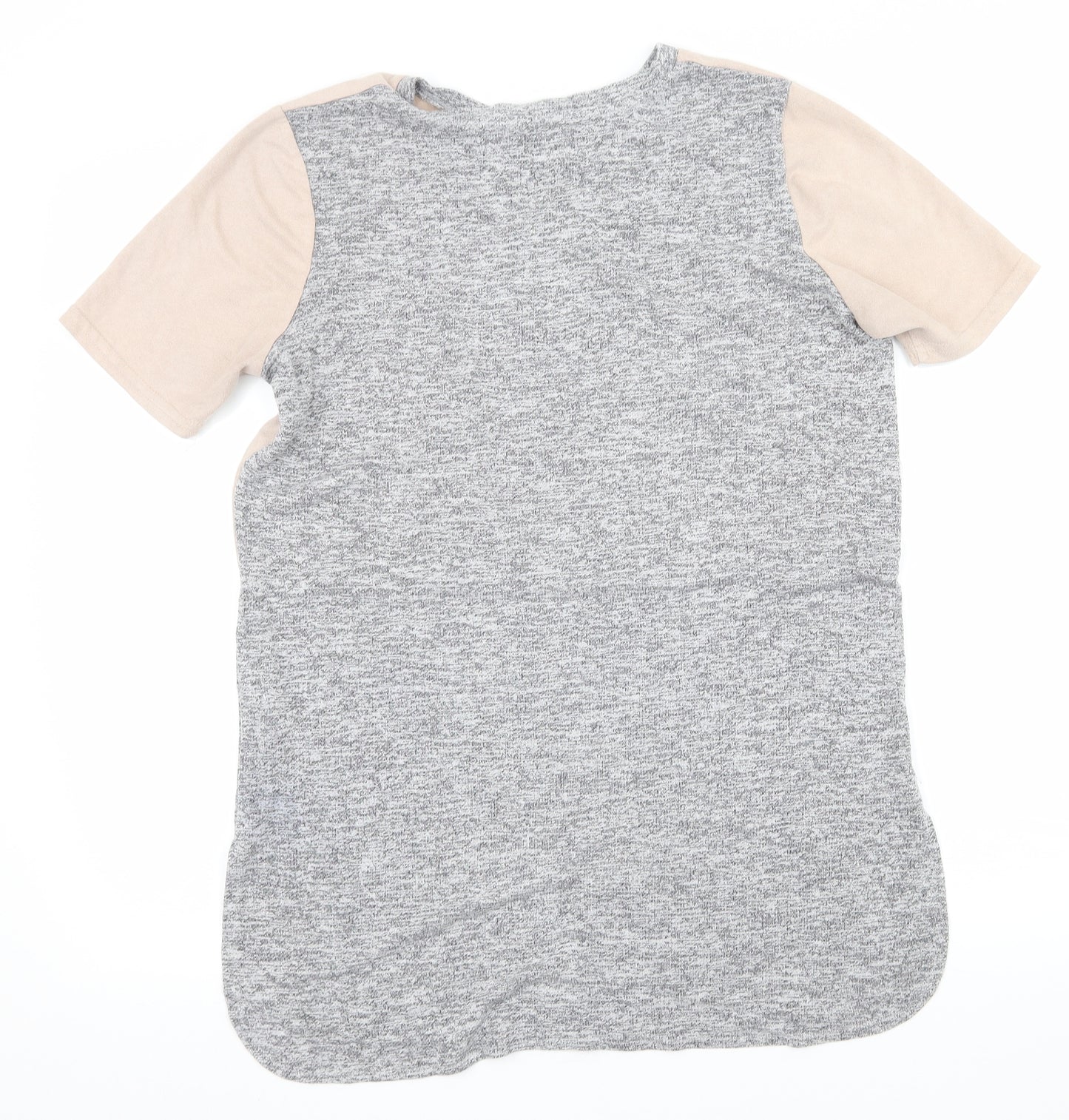 River Island Womens Grey  Jersey Basic T-Shirt Size 8