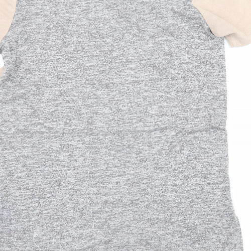 River Island Womens Grey  Jersey Basic T-Shirt Size 8