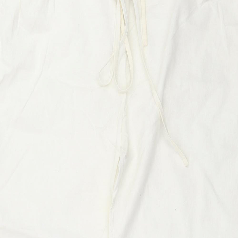 Dorothy Perkins Womens White   Trousers  Size 22 L28 in