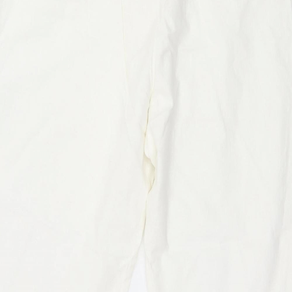 Dorothy Perkins Womens White   Trousers  Size 22 L28 in