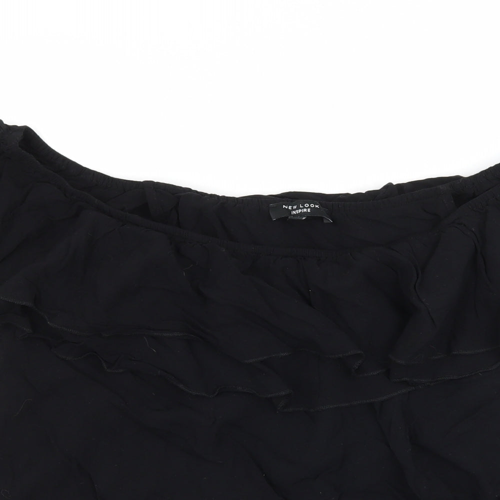 New Look Womens Black   Basic Blouse Size 22