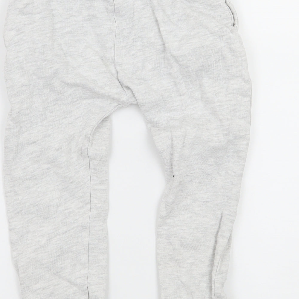 Matalan Boys Grey  Jersey Jogger Trousers Size 3-4 Years