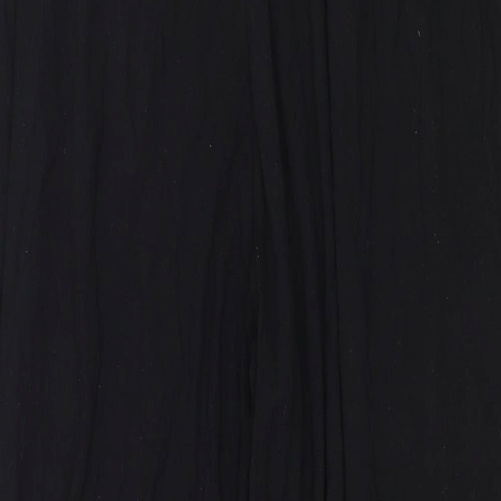 H&M Womens Black  Jersey Harem Trousers Size M L25 in
