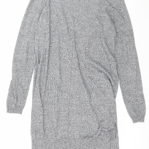 TU Womens Grey  Knit Cardigan Jumper Size 14