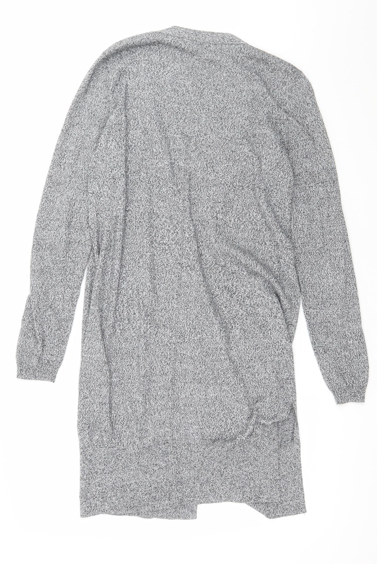 TU Womens Grey  Knit Cardigan Jumper Size 14