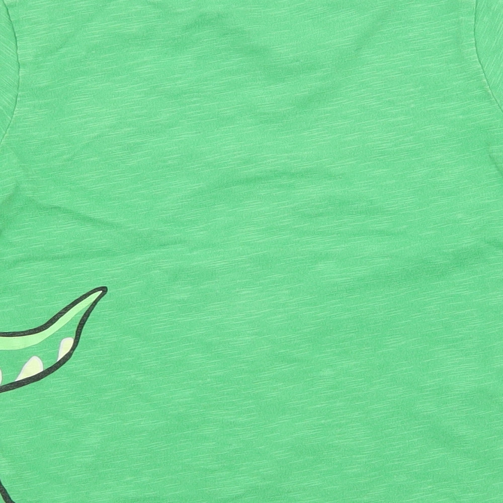 Preworn Boys Green  Jersey Basic T-Shirt Size 3-4 Years  - Rex Toy Story