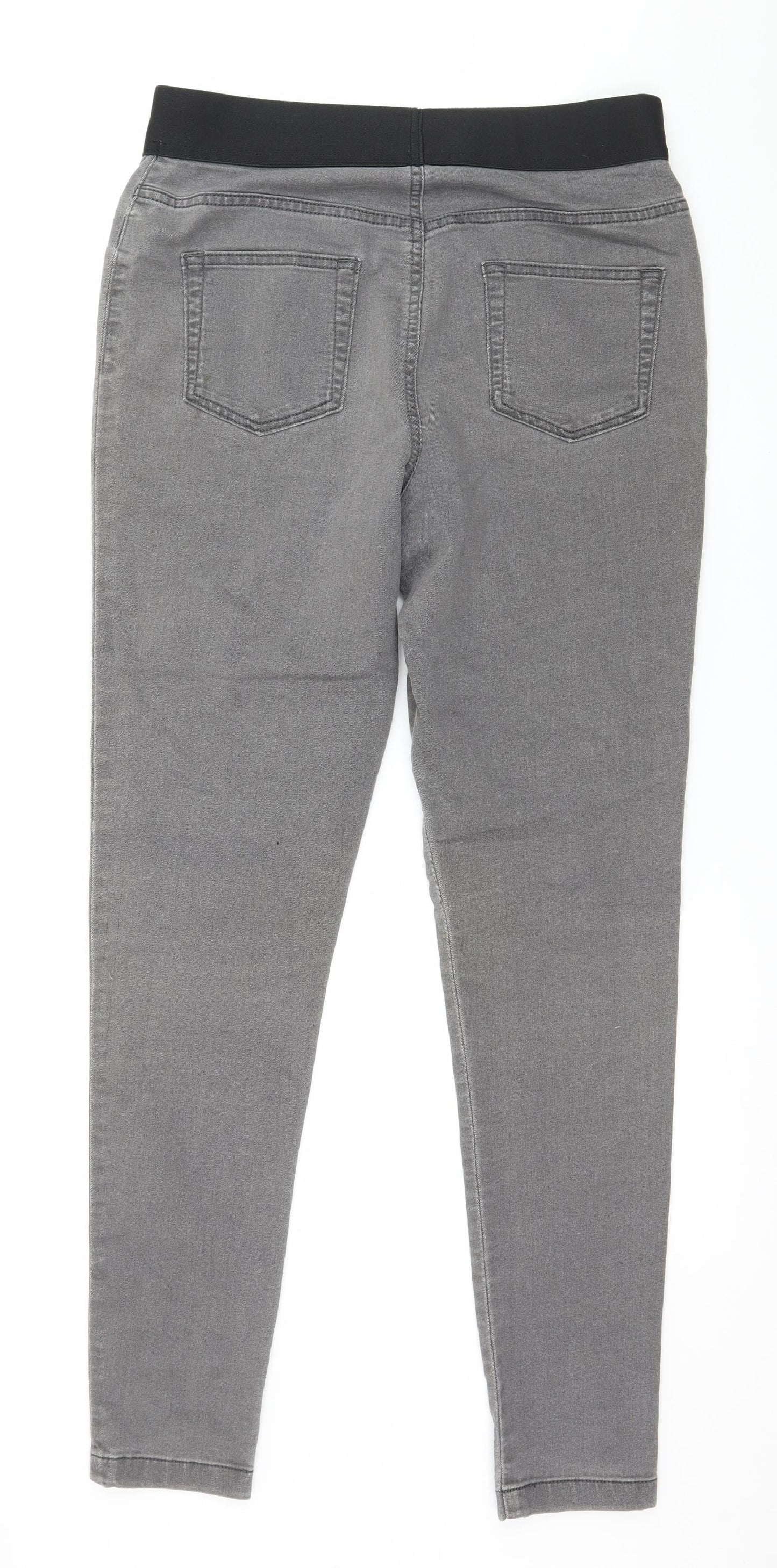 Marks and Spencer Womens Grey  Denim Jegging Jeans Size 14 L30 in