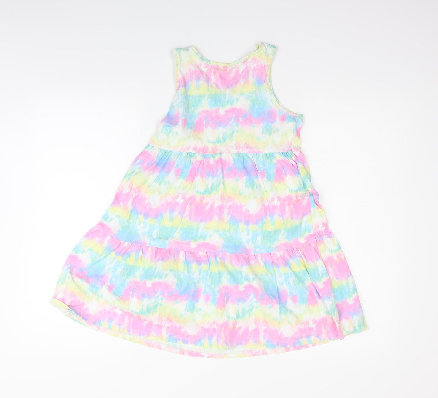 F&F Girls Multicoloured Geometric  Fit & Flare  Size 10-11 Years