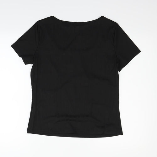 SheIn Womens Black   Basic T-Shirt Size XL