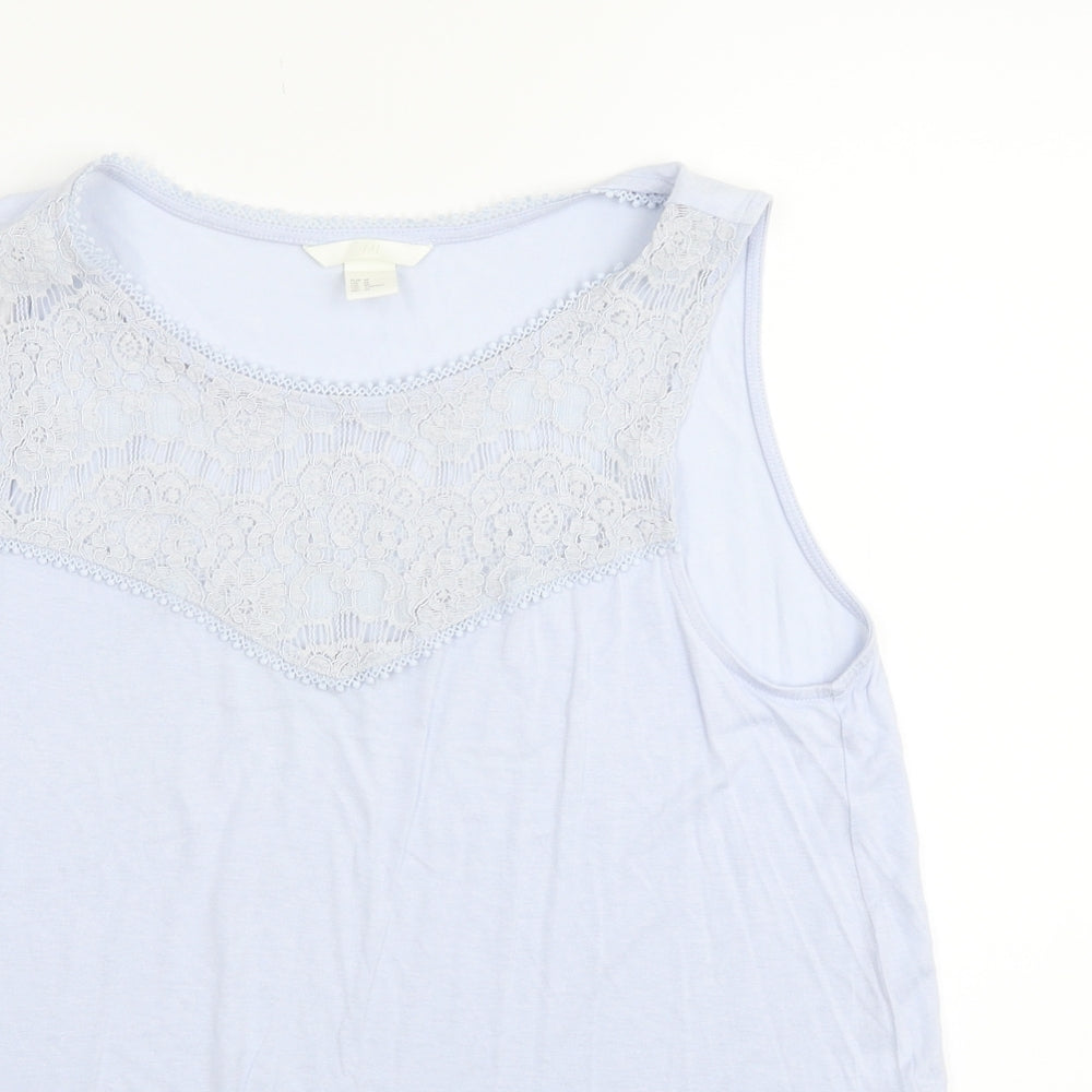 H&M Womens Blue   Basic Tank Size M