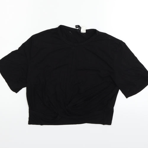 Divided Womens Black   Basic T-Shirt Size L