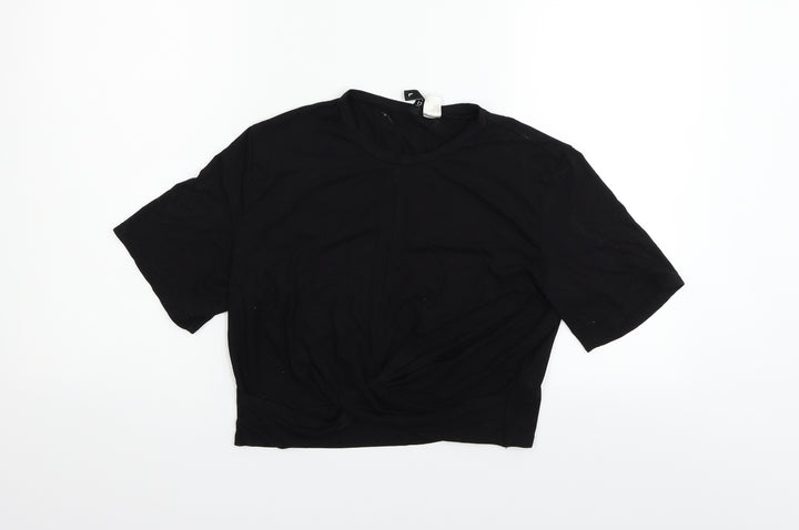 Divided Womens Black   Basic T-Shirt Size L