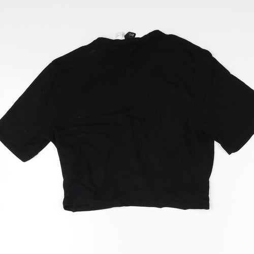 Divided Womens Black   Basic T-Shirt Size L