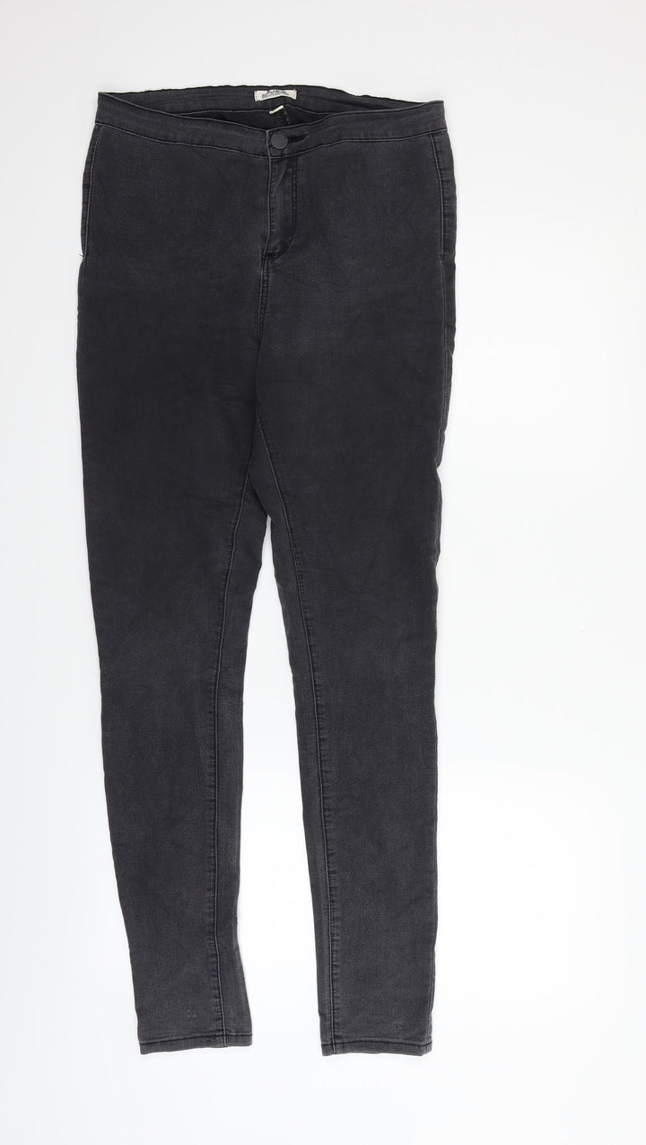 RE Womens Grey   Straight Jeans Size 10 L29 in