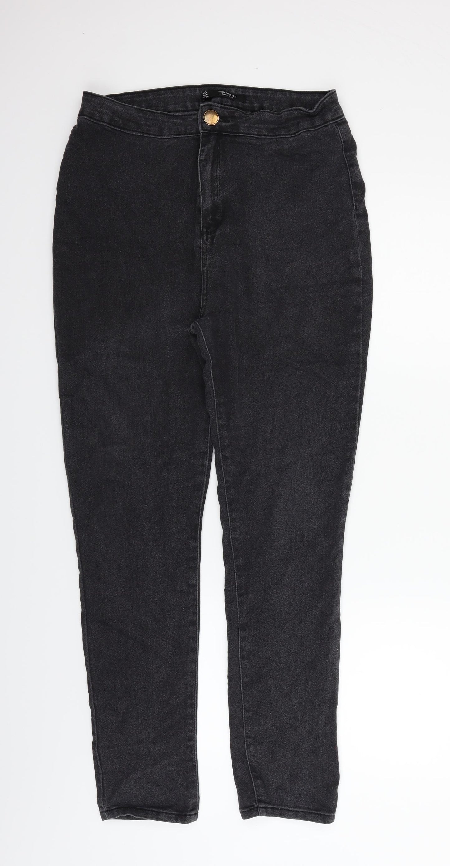 Oakridge Womens Grey   Straight Jeans Size 16 L28 in