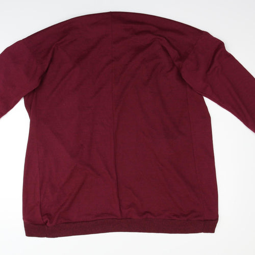 Tango Womens Purple   Cardigan Jumper Size L